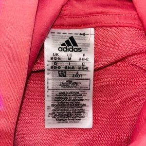 Pink Adidas hoodie